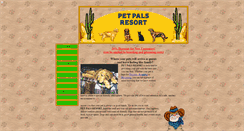 Desktop Screenshot of petpalsresort.com