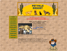 Tablet Screenshot of petpalsresort.com